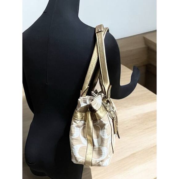 Y2K Coach 13290 Penelope Signature Satchel Bag - Picture 8 of 11